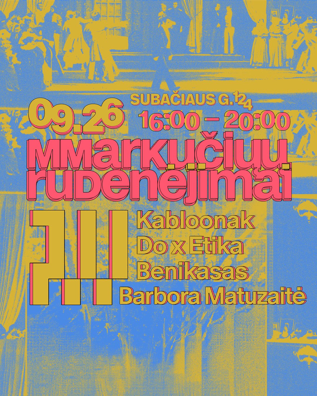 Markučių Rudenėjimai, lineup poster