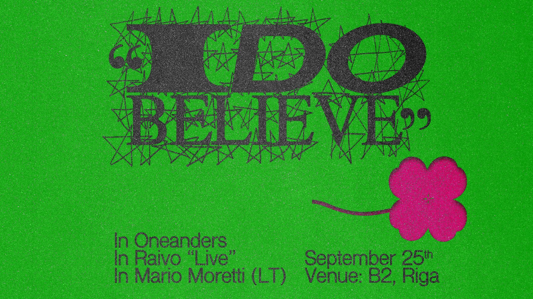 I Do Believe Facebook event cover